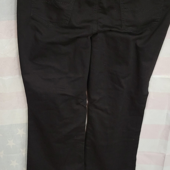 Tommy Hilfiger Black Jeans Size 16A Boot 27" inseam - Picture 6 of 8